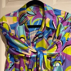 Vibrant Multicolor Women's Top